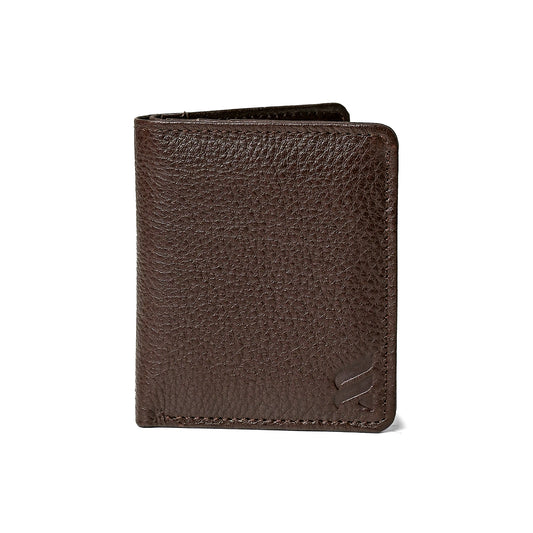 Dark Brown Leather Design Wallet